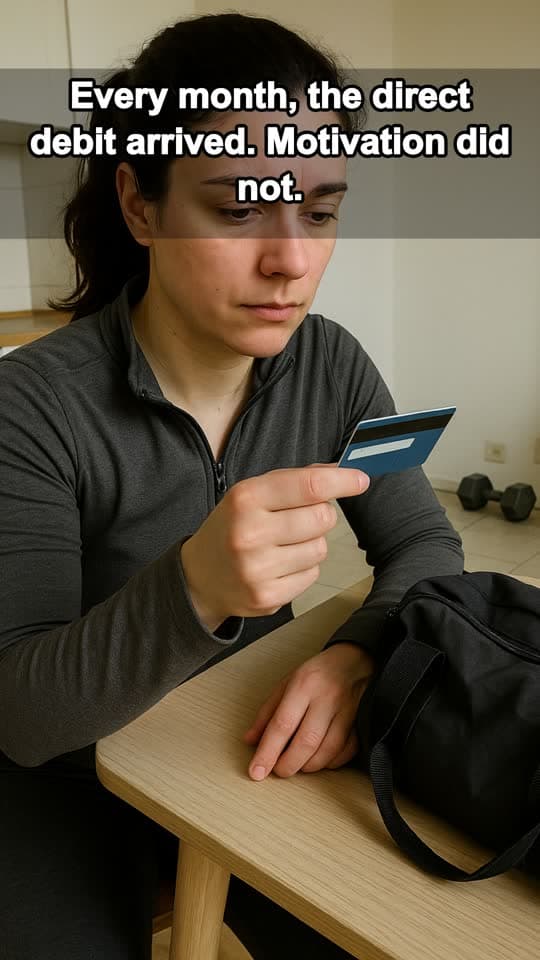 A vertical UGC ad exported from VectorStudio, with its caption burned in.